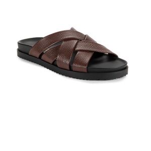 Cross Leather Sandals